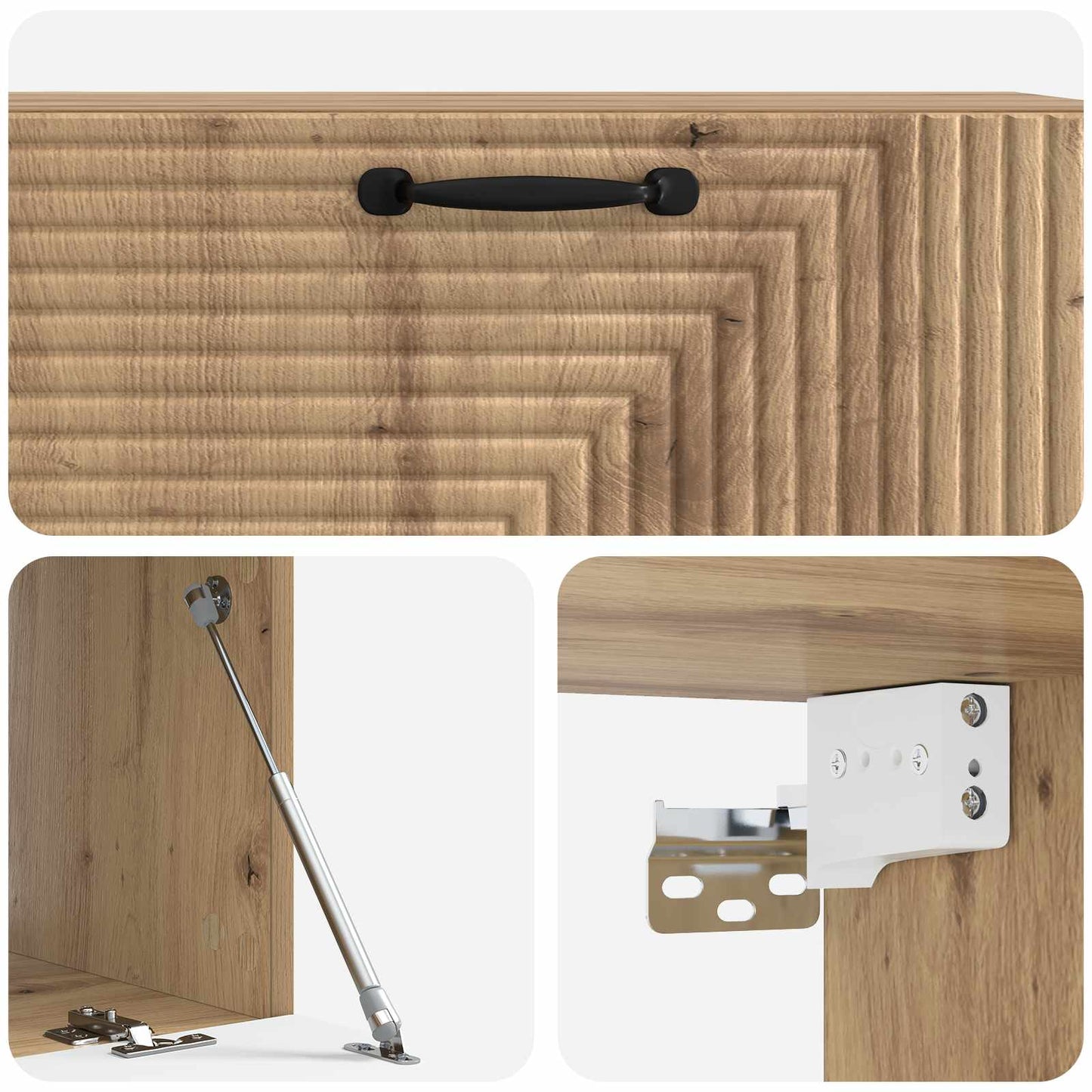 Wall-Mounted TV Cabinet Artisan Oak 98 x 41 x 30 cm