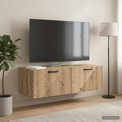 Wall-Mounted TV Cabinet Artisan Oak 98 x 41 x 30 cm