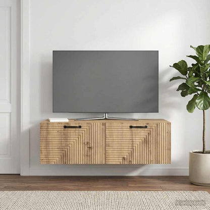 Wall-Mounted TV Cabinet Artisan Oak 98 x 41 x 30 cm
