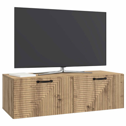 Wall-Mounted TV Cabinet Artisan Oak 98 x 41 x 30 cm