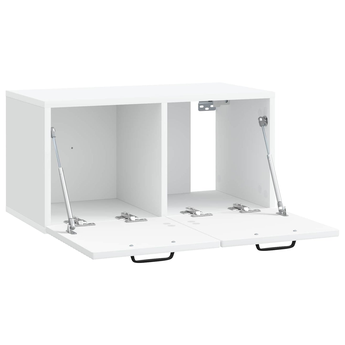 Wall-Mounted TV Cabinet White 59.5 x 31 x 30 cm Engineered Wood