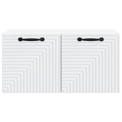 Wall-Mounted TV Cabinet White 59.5 x 31 x 30 cm Engineered Wood