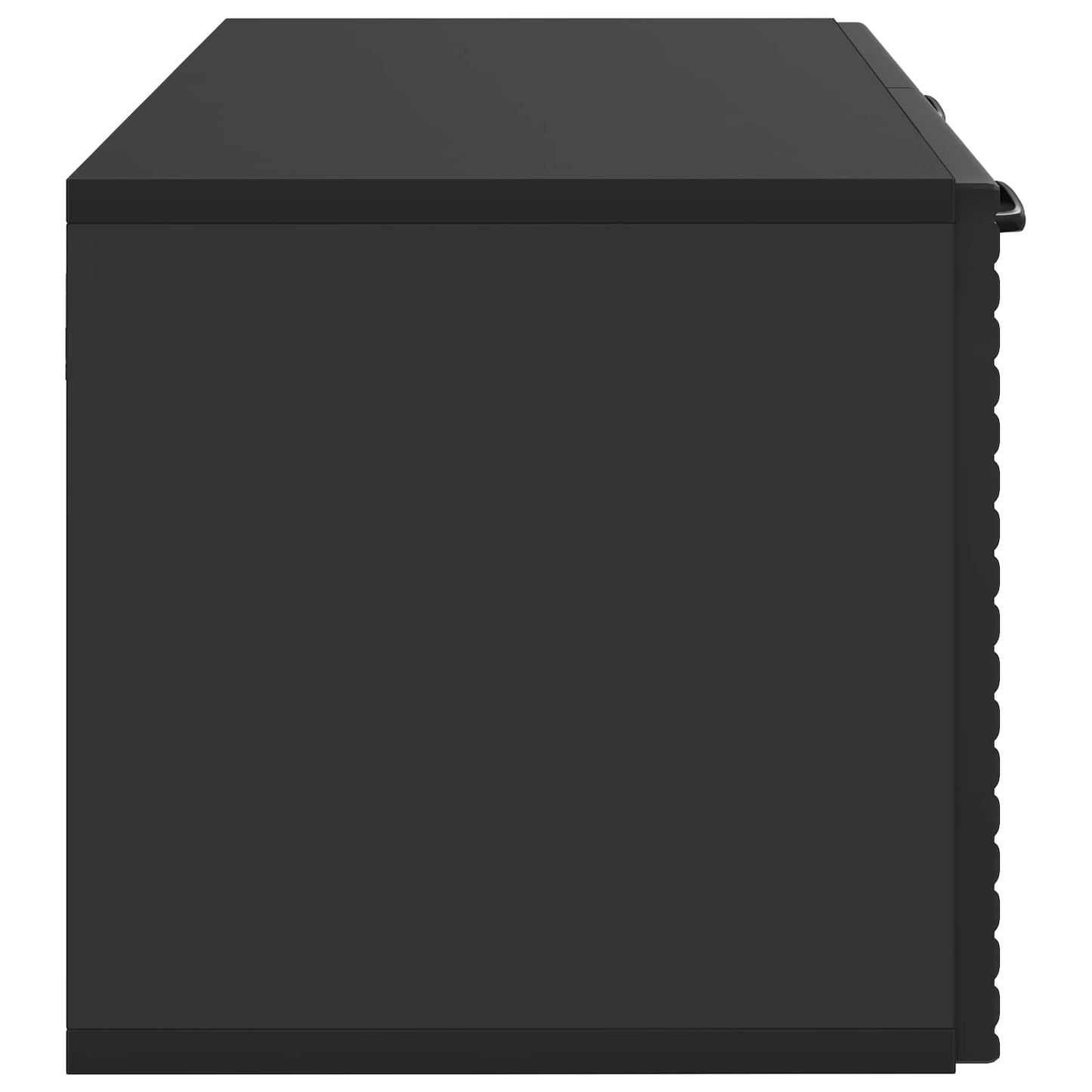 Wall-Mounted TV Cabinet Black 59.5 x 31 x 30 cm Engineered Wood