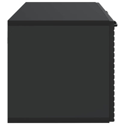 Wall-Mounted TV Cabinet Black 59.5 x 31 x 30 cm Engineered Wood