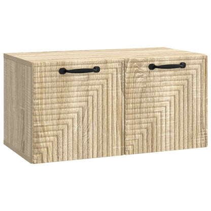 Wall-Mounted TV Cabinet Sonoma Oak 59.5 x 31 x 30 cm