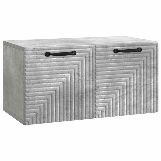 Wall-Mounted TV Cabinet Concrete Grey 59.5 x 31 x 30 cm