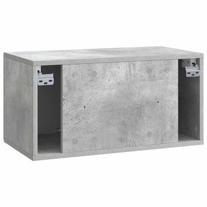 Wall-Mounted TV Cabinet Concrete Grey 59.5 x 31 x 30 cm