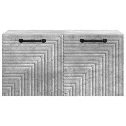 Wall-Mounted TV Cabinet Concrete Grey 59.5 x 31 x 30 cm