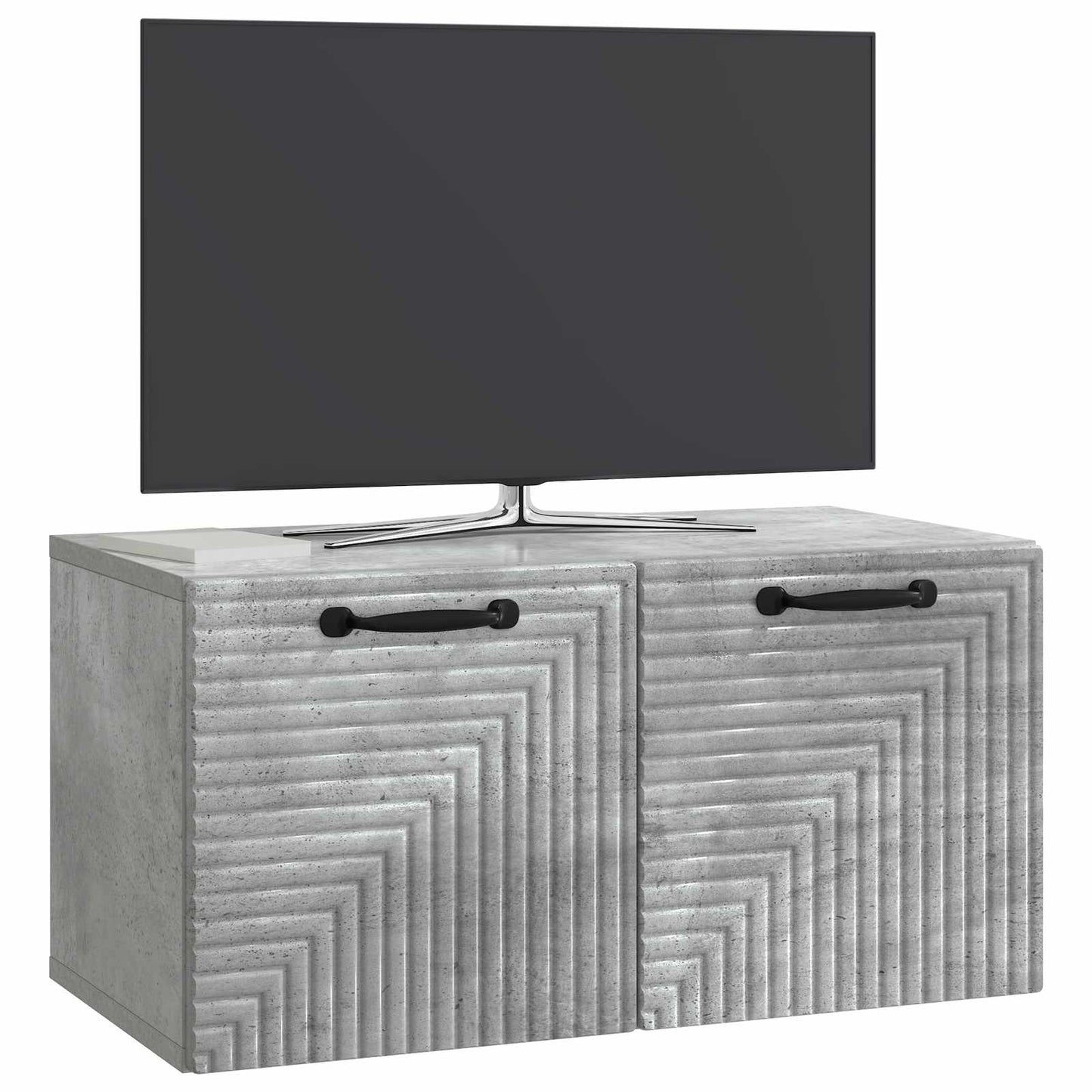 Wall-Mounted TV Cabinet Concrete Grey 59.5 x 31 x 30 cm