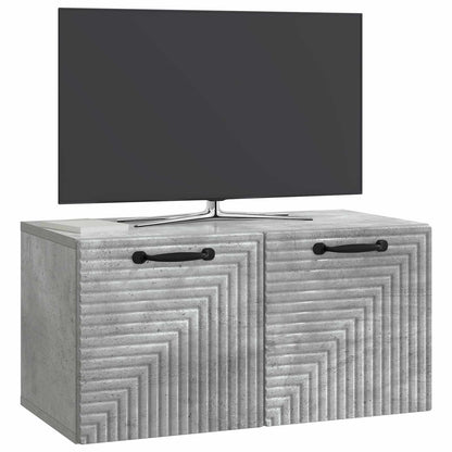 Wall-Mounted TV Cabinet Concrete Grey 59.5 x 31 x 30 cm