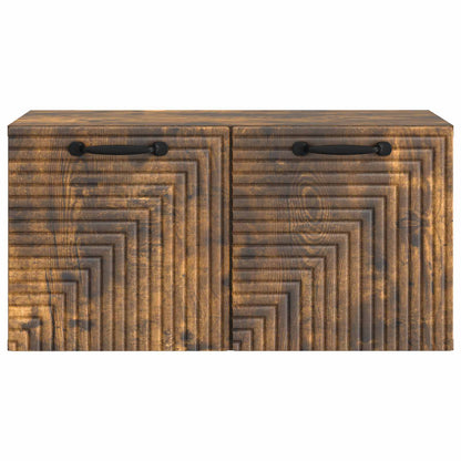 Wall-Mounted TV Cabinet Smoked Oak 59.5 x 31 x 30 cm