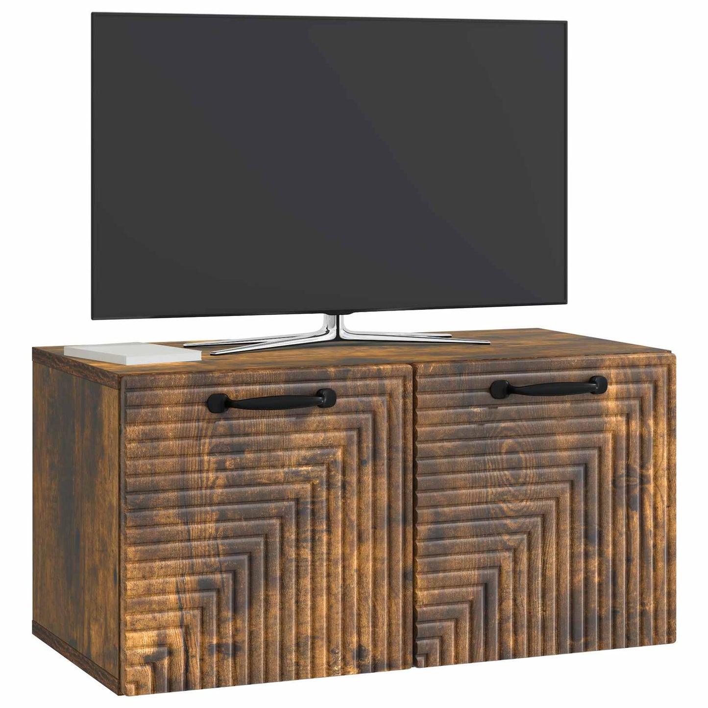 Wall-Mounted TV Cabinet Smoked Oak 59.5 x 31 x 30 cm