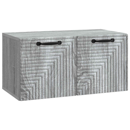 Wall-Mounted TV Cabinet Grey Sonoma 59.5 x 31 x 30 cm