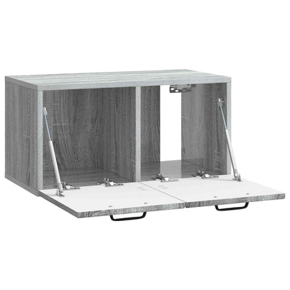 Wall-Mounted TV Cabinet Grey Sonoma 59.5 x 31 x 30 cm