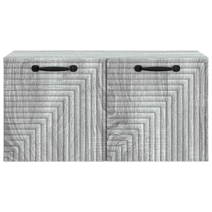 Wall-Mounted TV Cabinet Grey Sonoma 59.5 x 31 x 30 cm