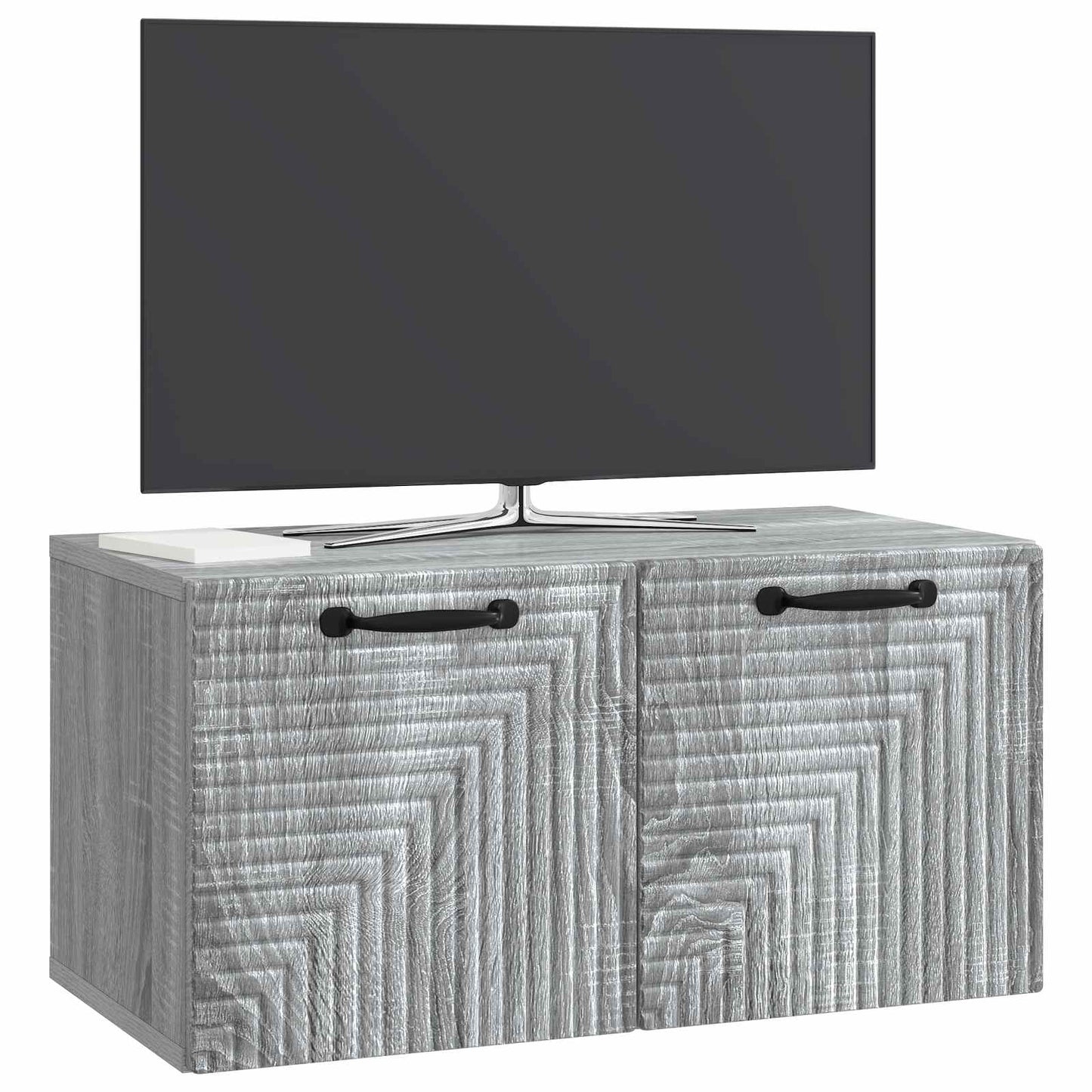 Wall-Mounted TV Cabinet Grey Sonoma 59.5 x 31 x 30 cm