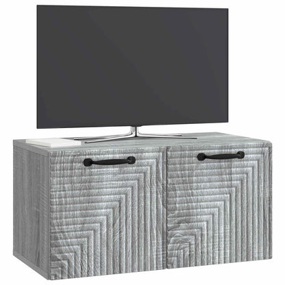 Wall-Mounted TV Cabinet Grey Sonoma 59.5 x 31 x 30 cm