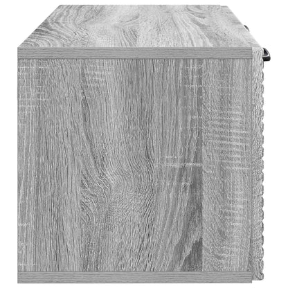 Wall-Mounted TV Cabinet Grey Sonoma 59.5 x 31 x 30 cm