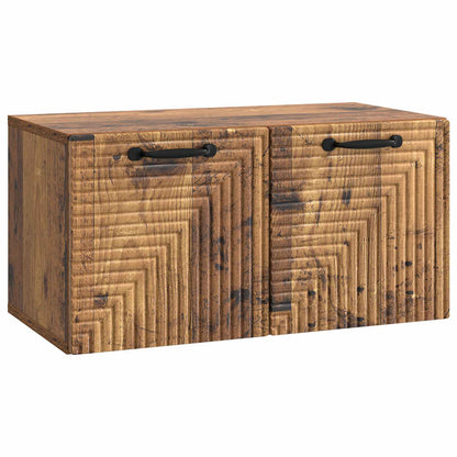 Wall-Mounted TV Cabinet Wall-mounted Old Wood 59.5 x 31 x 30 cm