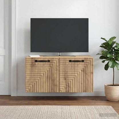 Wall-Mounted TV Cabinet Artisan Oak 59.5 x 31 x 30 cm