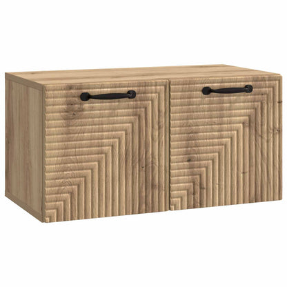 Wall-Mounted TV Cabinet Artisan Oak 59.5 x 31 x 30 cm