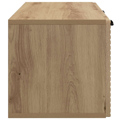 Wall-Mounted TV Cabinet Artisan Oak 59.5 x 31 x 30 cm