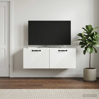 Wall-Mounted TV Cabinet White 78.5 x 31 x 30 cm Engineered Wood