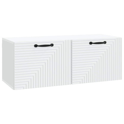 Wall-Mounted TV Cabinet White 78.5 x 31 x 30 cm Engineered Wood