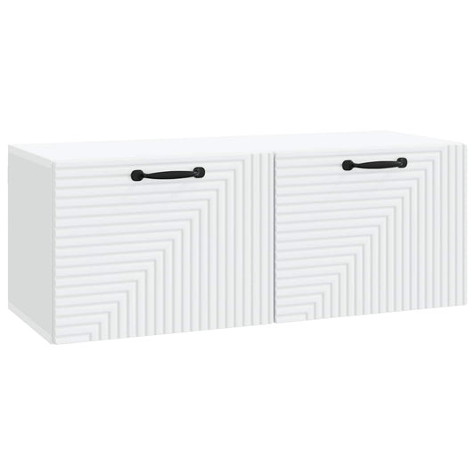 Wall-Mounted TV Cabinet White 78.5 x 31 x 30 cm Engineered Wood