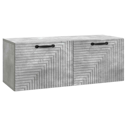 Wall-Mounted TV Cabinet Concrete Grey 78.5 x 31 x 30 cm
