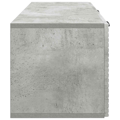Wall-Mounted TV Cabinet Concrete Grey 78.5 x 31 x 30 cm