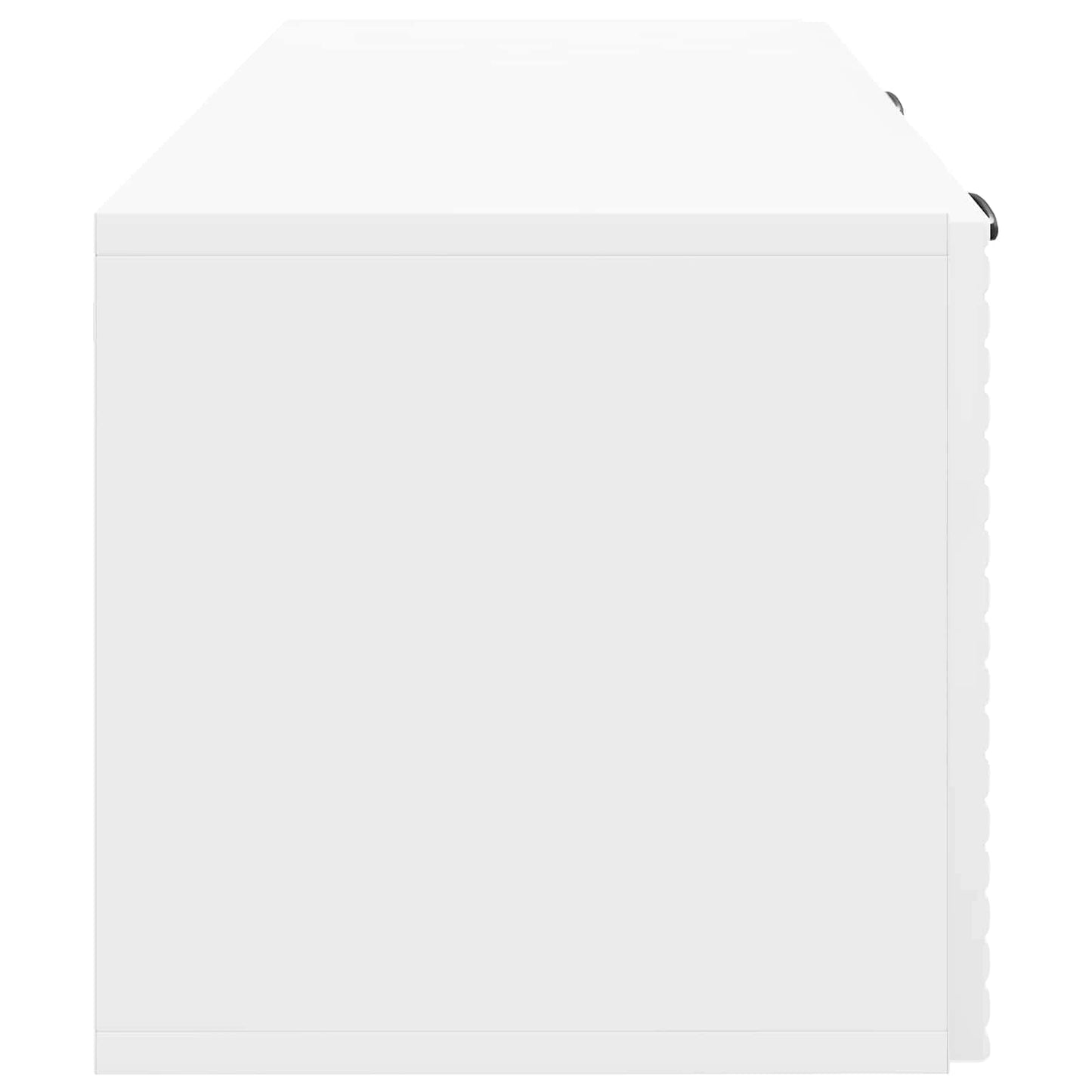 Wall-Mounted TV Cabinet High Gloss White 78.5 x 31 x 30 cm