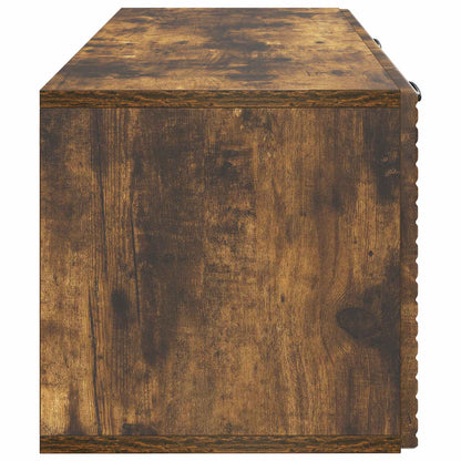 Wall-Mounted TV Cabinet Smoked Oak 78.5 x 31 x 30 cm