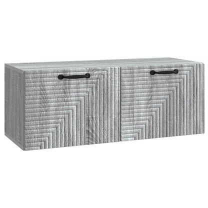Wall-Mounted TV Cabinet Grey Sonoma 78.5 x 31 x 30 cm
