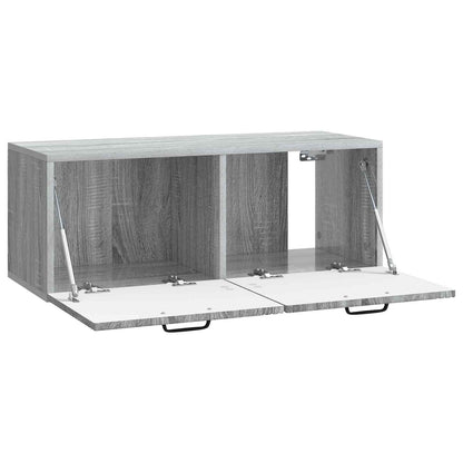 Wall-Mounted TV Cabinet Grey Sonoma 78.5 x 31 x 30 cm