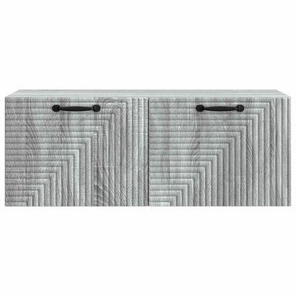 Wall-Mounted TV Cabinet Grey Sonoma 78.5 x 31 x 30 cm