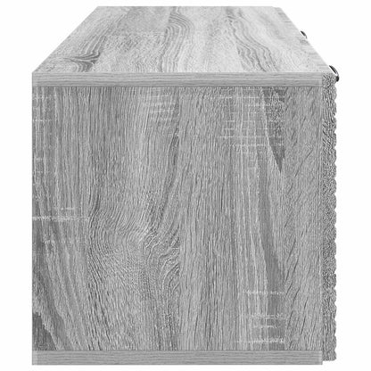 Wall-Mounted TV Cabinet Grey Sonoma 78.5 x 31 x 30 cm