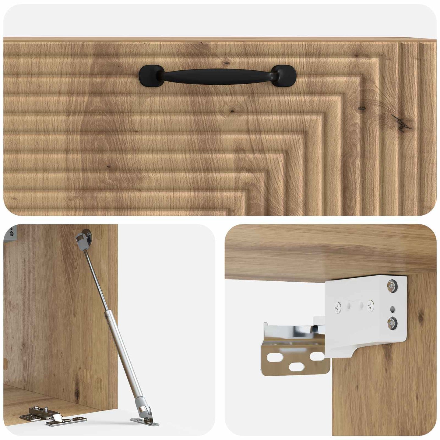 Wall-Mounted TV Cabinet Artisan Oak 78.5 x 31 x 30 cm