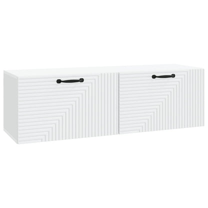Wall-Mounted TV Cabinet White 98 x 31 x 30 cm Engineered Wood