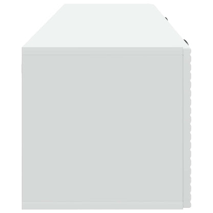 Wall-Mounted TV Cabinet White 98 x 31 x 30 cm Engineered Wood