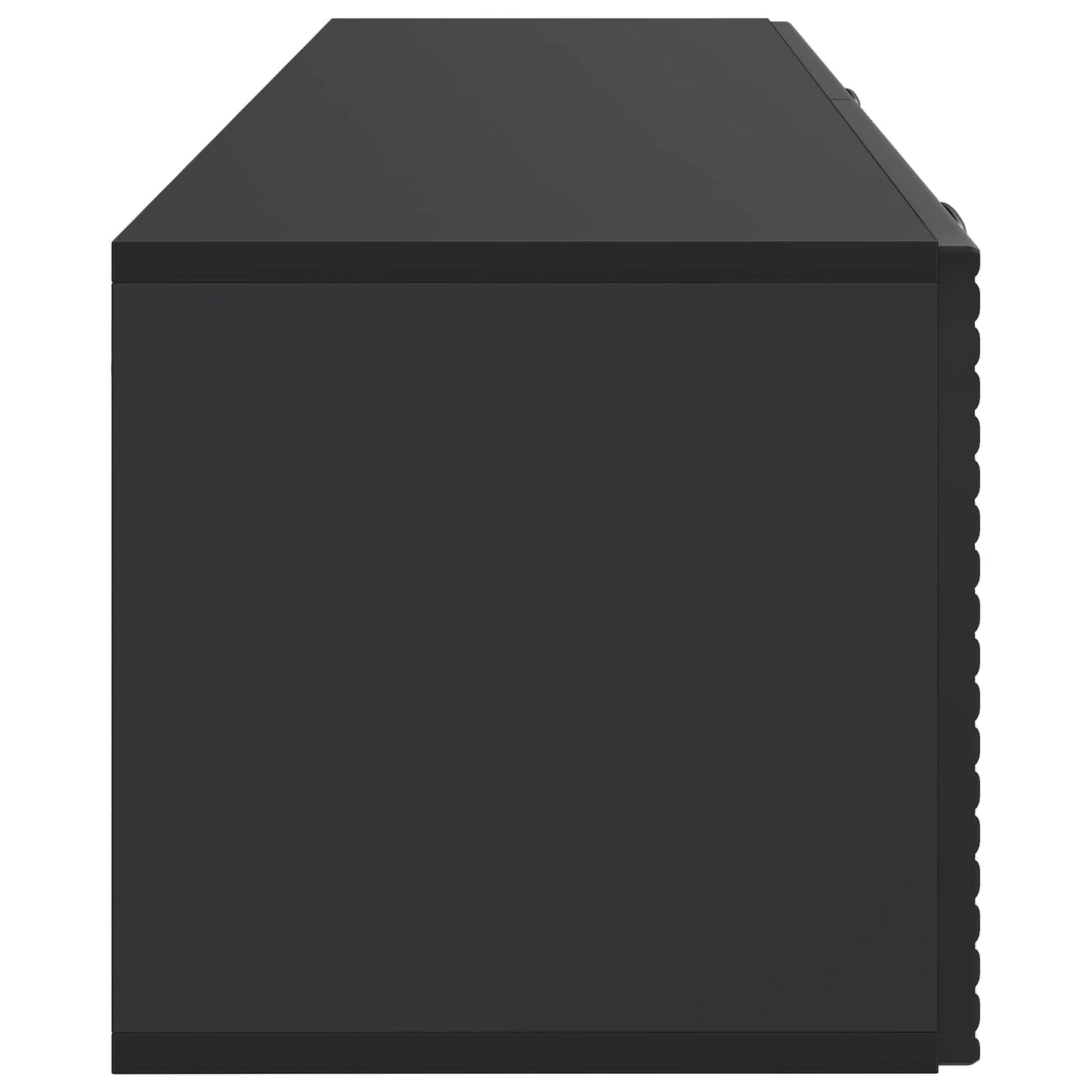 Wall-Mounted TV Cabinet Black 98 x 31 x 30 cm Engineered Wood