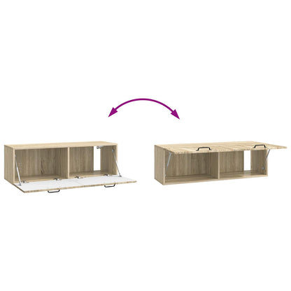 Wall-Mounted TV Cabinet Wall-mounted Sonoma Oak 98 x 31 x 30 cm