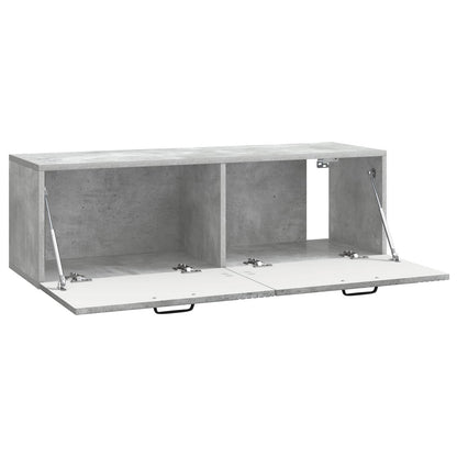 Wall-Mounted TV Cabinet Concrete Grey 98 x 31 x 30 cm