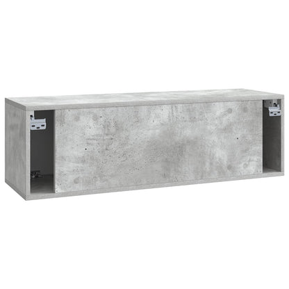 Wall-Mounted TV Cabinet Concrete Grey 98 x 31 x 30 cm