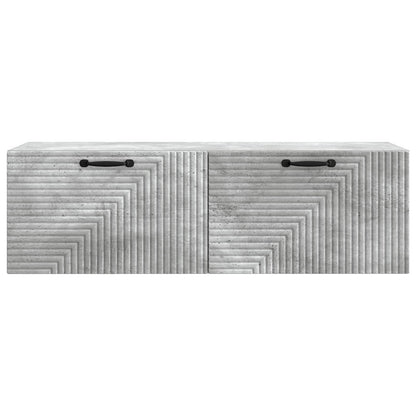Wall-Mounted TV Cabinet Concrete Grey 98 x 31 x 30 cm