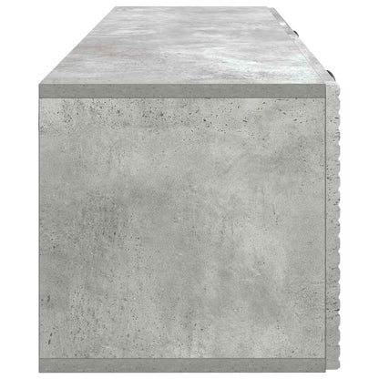 Wall-Mounted TV Cabinet Concrete Grey 98 x 31 x 30 cm