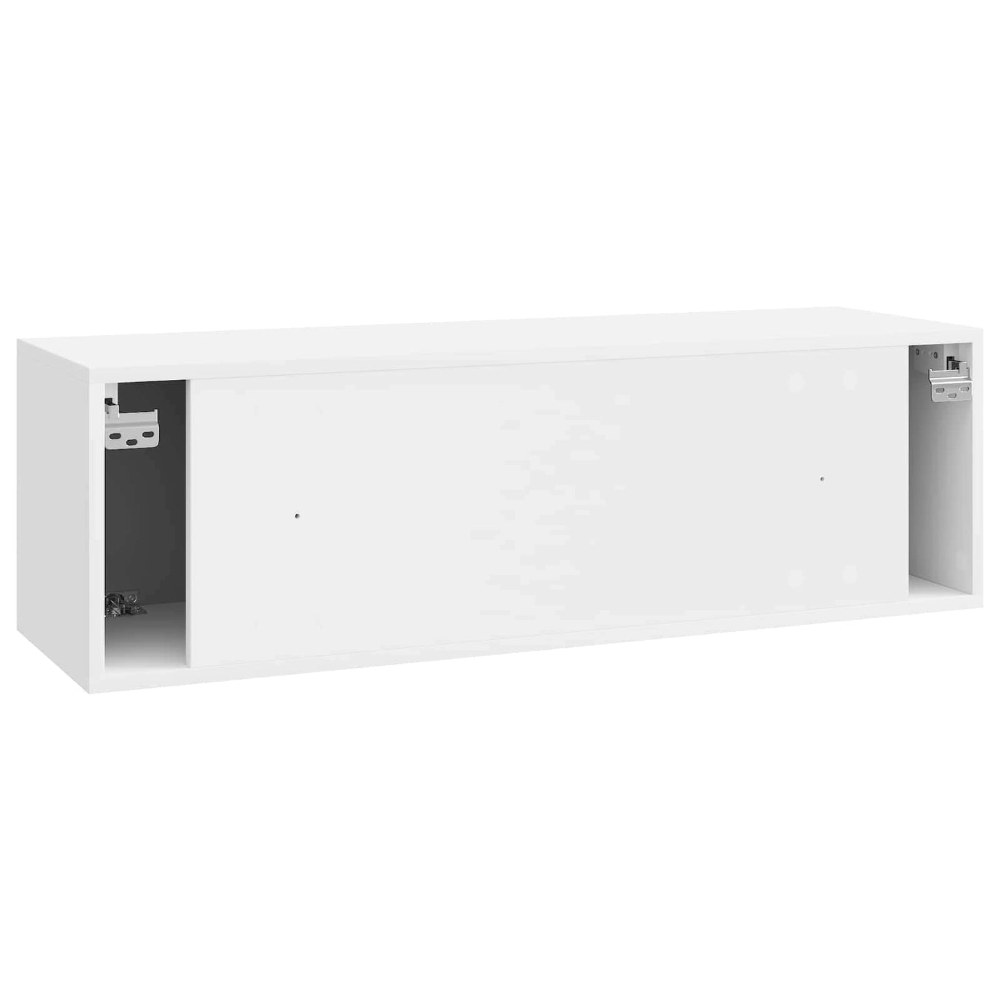 Wall-Mounted TV Cabinet High Gloss White 98 x 31 x 30 cm