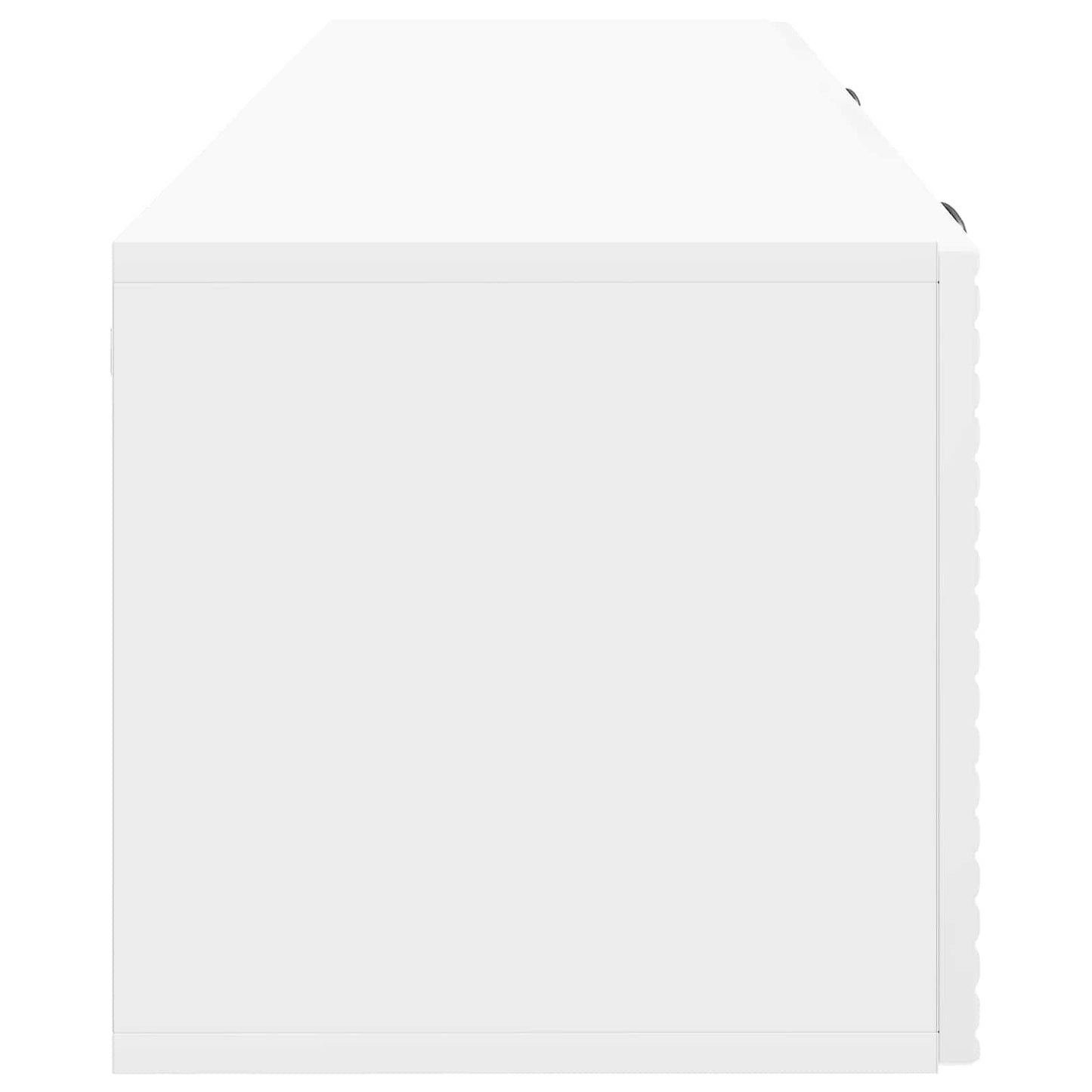 Wall-Mounted TV Cabinet High Gloss White 98 x 31 x 30 cm