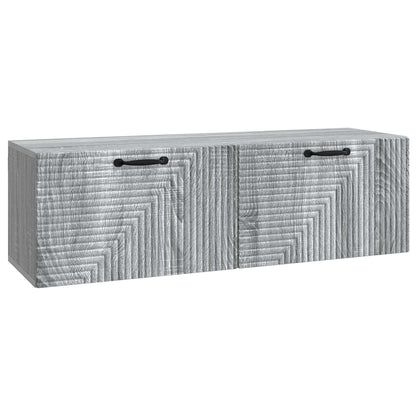 Wall-Mounted TV Cabinet Grey Sonoma 98 x 31 x 30 cm