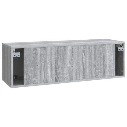 Wall-Mounted TV Cabinet Grey Sonoma 98 x 31 x 30 cm